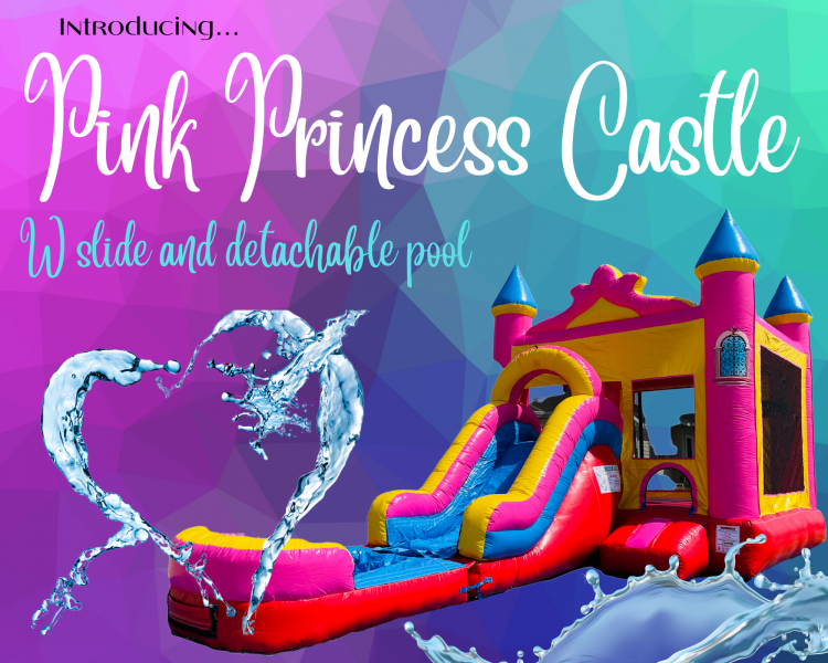 Pink Princess Castle Combo (Wet/Dry)