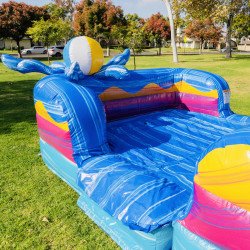 IMG 2171 1723078568 45’ Pool Party wet/dry Obstacle Course w/ Dual Lane slide